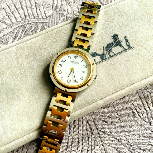 Mens/ unisex HERMES CLIPER stainless steel watch 💥💥